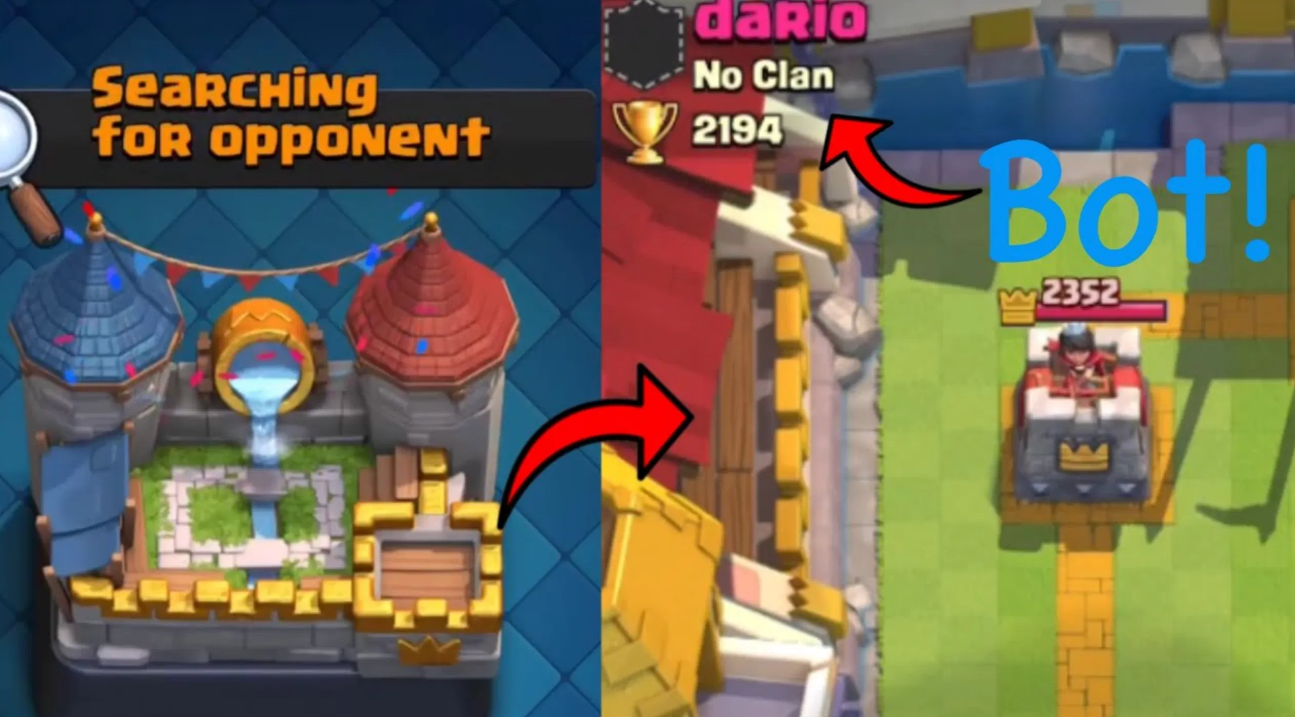 bot lobbies clash royale